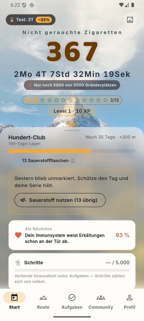 Tar2Star Startbildschirm