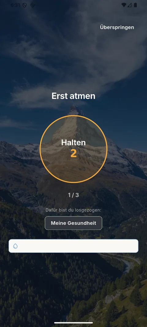 SOS-Atemübung