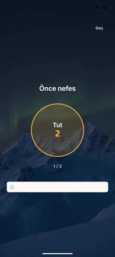 Kriz Anı nefes egzersizi